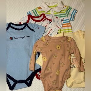 Champion Light Blue Baby Bodysuit